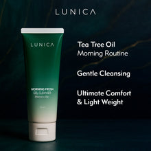 Muat gambar ke penampil Galeri, Oil Control Face Wash | LUNICA Morning Fresh Gel Cleanser (Normal to Oily)
